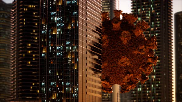 Empty City Caused By Quarantine As a Result of Coronavirus Infection alt