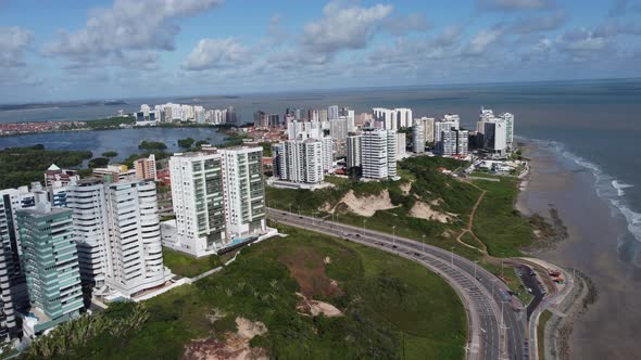 Sao Luis Maranhao at Northeast Brazil. Landmark of historic city.