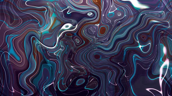 Brown Cyan Color Seamless Abstract Marble Liquid Animated Background