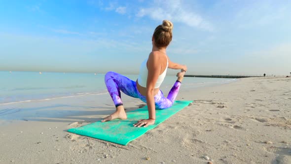 Anonymous Woman Stretching