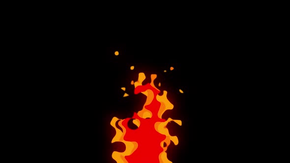 Cartoon Fire Animation Hd