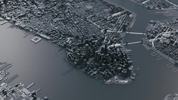 New York City 3d Map