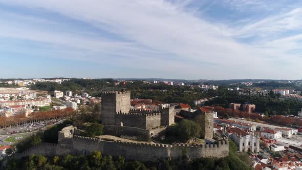 Medieval Templar Knights Castle in Leiria