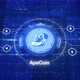 ApeCoin token animated logo. Bored Ape Yacht Club crypto coin. Bored Ape cryptocurrency animation - VideoHive Item for Sale