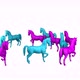Animated Carousel Horses 4K Looped - VideoHive Item for Sale