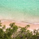 Aerial View Top View Drone Move Beautiful Topical Beach with White Sand - VideoHive Item for Sale