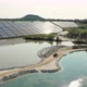 Solar panels on walls of sand mine, Herzogenrath, Germany - VideoHive Item for Sale