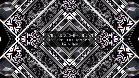 Monochroom VJ Pack