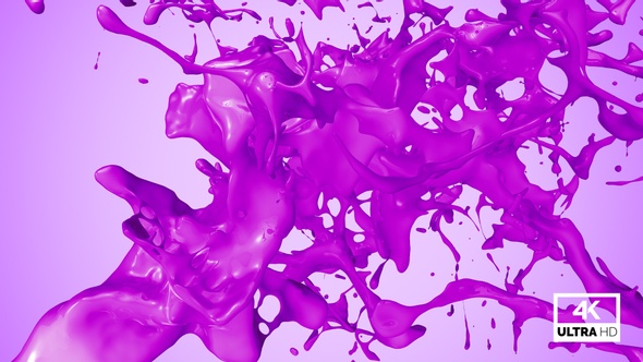 Purple Paint Jet Stream Splash V1