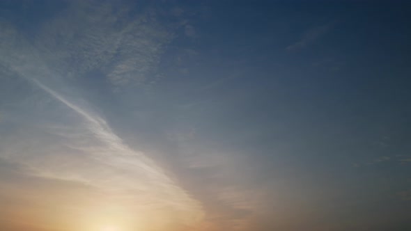 Sunrise Clouds Time Lapse Motion