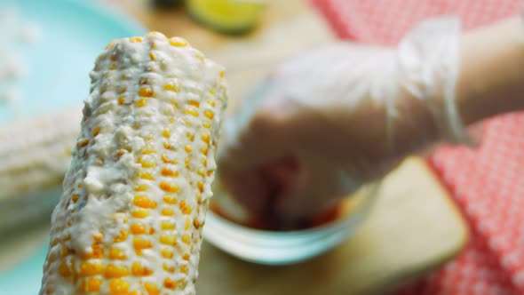 I Put Paprika and Chili Powder Over Mexican Corn Elote