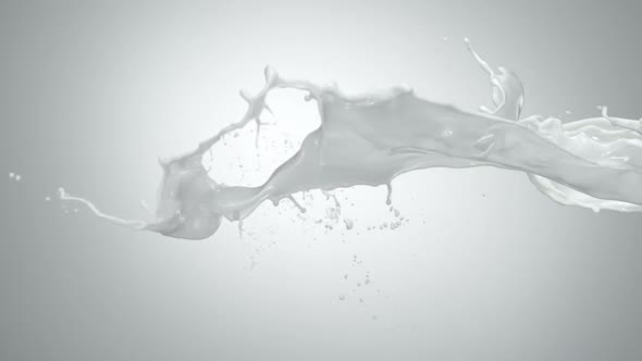 Milk splash, Slow Motion