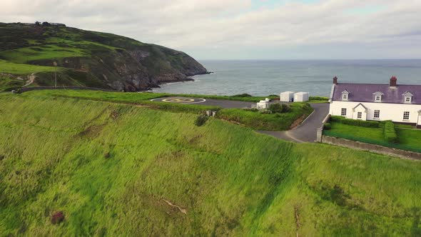 Aerial View of Baily Lighthouse, Howth North Dublin