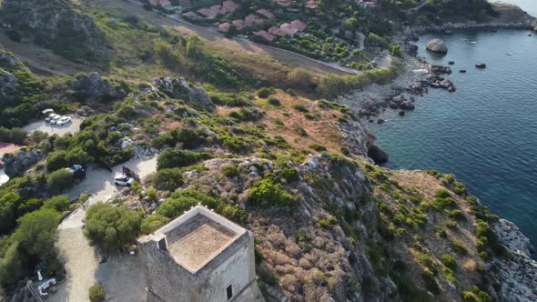 La torre Bennistra di Scopello - Torre Bennistra Situated On The Coastal Village Of Scopello Near Th