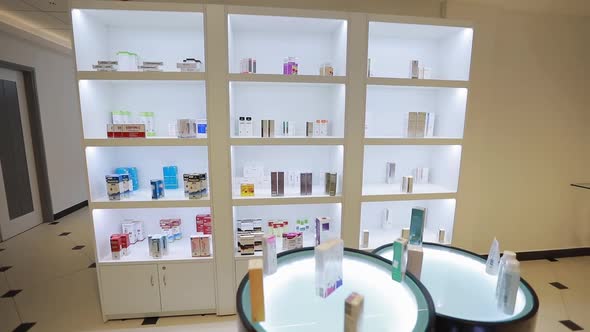 Cosmetics Counter Display