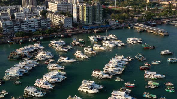 Hong Kong yacht club in Sai Kung