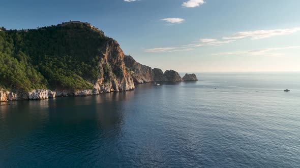 Alanya Castle Alanya Kalesi Aerial View