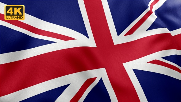 UK Flag / United Kingdom Flag - 4K