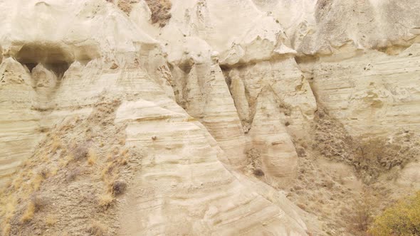 Cappadocia Landscape Aerial View. Turkey. Goreme National Park