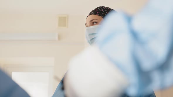 Doctor Woman in Mask