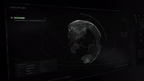 Using Satellite Analysis To Gather Territorial Data On Planet Earth Globe alt
