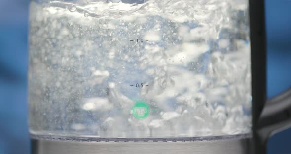 Boiling Water in a Transparent Teapot.