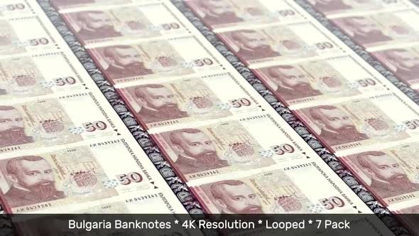 Bulgaria Banknotes / Bulgarian Money / lev / BGN 7 Pack - 4K