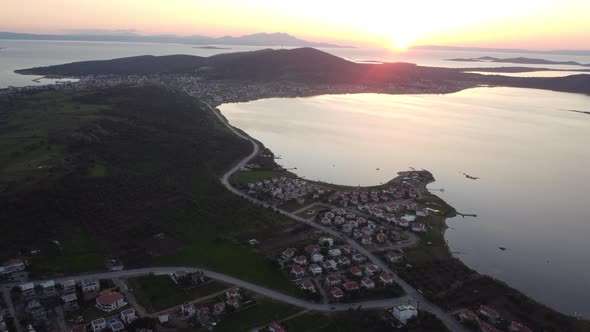 Balikesir Ayvalik and Cunda Island Aerial View