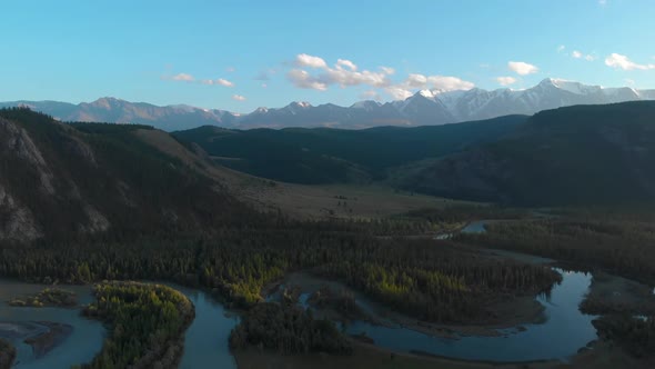 Kurai Steppe and Chuya River