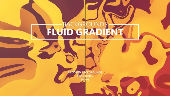 Fluid Orange Gradient Backgrounds