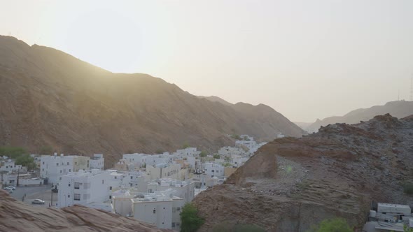 Going Up Between Mountains, Al Hamria, Oman