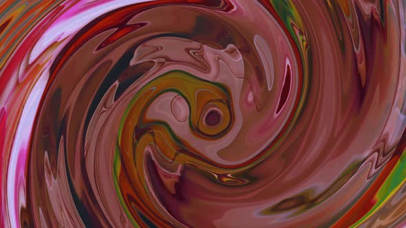 Abstract background twisted liquid animation