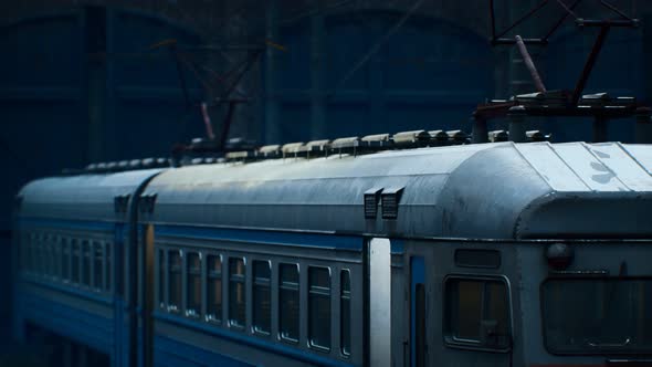 Old Soviet Electrical Train Staition alt