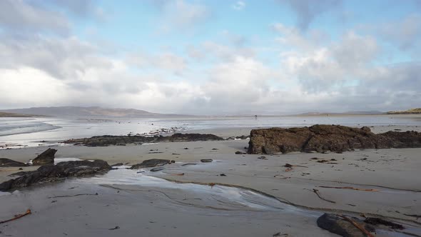 Seaweed Lying on Portnoo Narin Beach in County Donegal Ireland