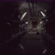 Dramatic View of Futuristic Dark Interior - VideoHive Item for Sale