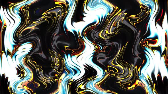 Abstract colorful Liquid Surface Flow Background.Silky Shiny Animation Video