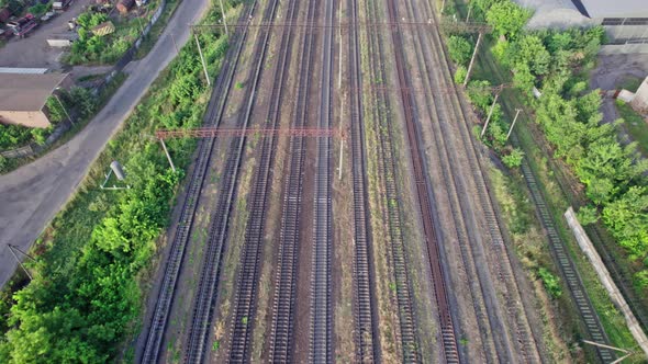 Top View of Logistics Trade Shipping Ways