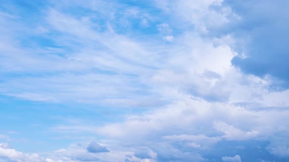 Sunny Blue Sky and Clouds