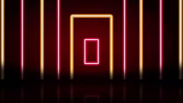 Red Neon Background