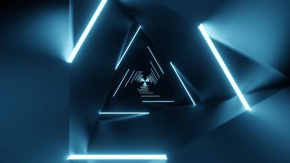 Amazing Sci-fi Tunnel Neon