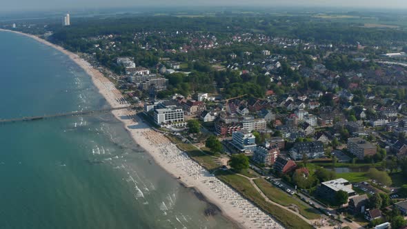 Baltic Sea Coastline in Scharbeutz Germany