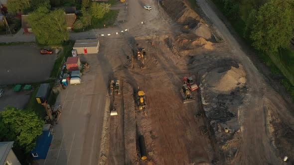 Building of new bridge in Tartu Vaksali bridge for pedestrians over the Riia street.