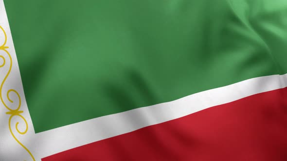 Chechnya / Chechen Republic Flag - 4K