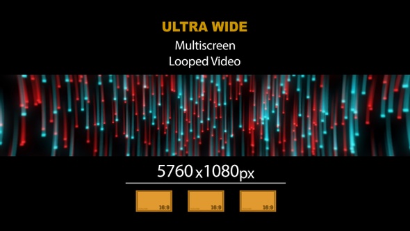 UltraWide HD Background Particles 05
