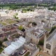Reverse aerial shot of Cambridge flying away from the city centre on a sunny day - VideoHive Item for Sale