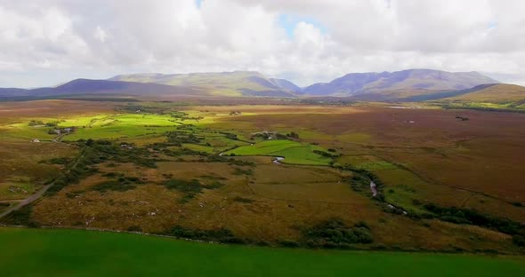 View of beautiful mountain and landscape 4k