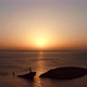 Calm ocean, small ripple motion at sunset. - VideoHive Item for Sale