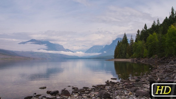 Panorama in Glacier National Park