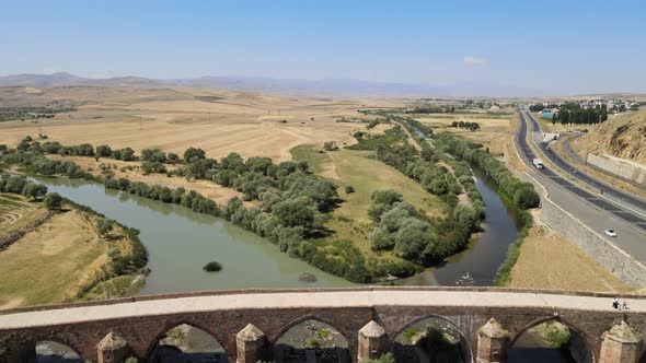 historical bridge nature Turkey