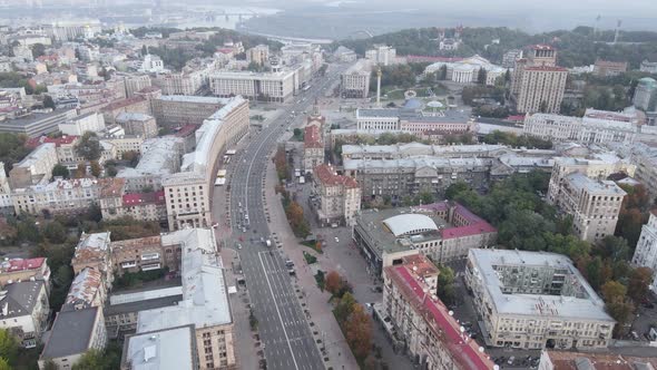 Kyiv - the Capital of Ukraine. Aerial View. Kiev